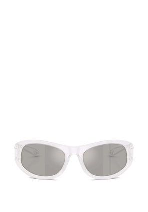 Diesel oval-frame sunglasses - White