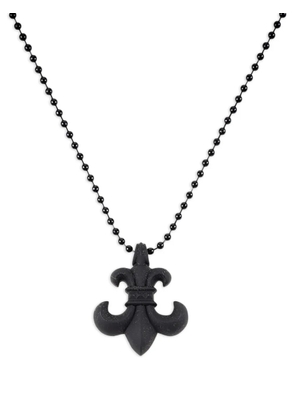 Chrome Hearts BS Fleur-pendant necklace - Black