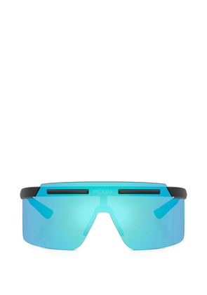 Prada Linea Rossa shield-frame sunglasses - Black