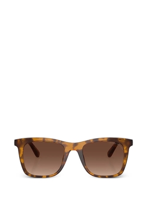 Coach x Disney tortoiseshell-effect square-frame sunglasses - Brown