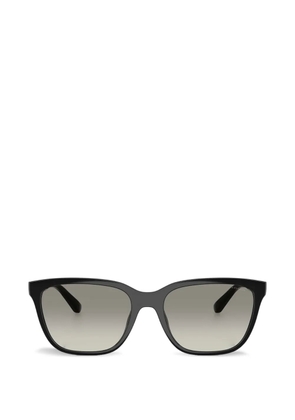 Coach quilted-effect rectangle-frame sunglasses - Black