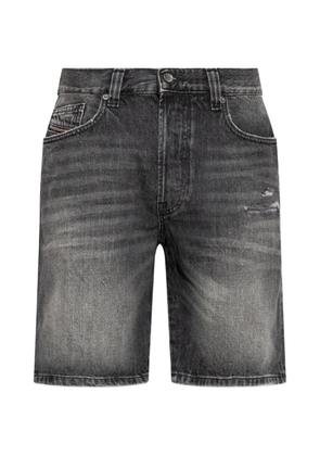 Diesel distressed-effect denim shorts - Grey