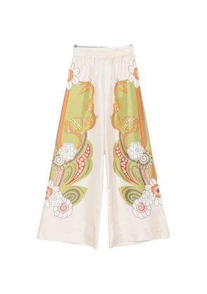 La DoubleJ graphic-print palazzo pants - Neutrals