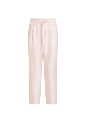 Dolce & Gabbana silk twill jogging trousers - Pink