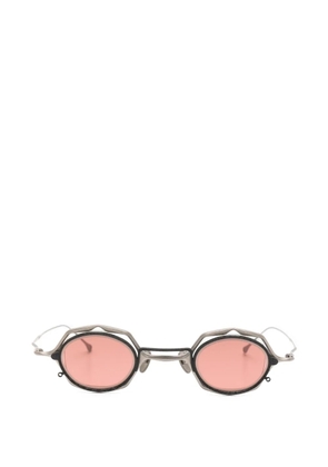 Rigards geometric-frame clip-on glasses - Grey