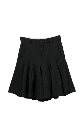 Comme des Garçons Homme Plus pleated shorts - Black