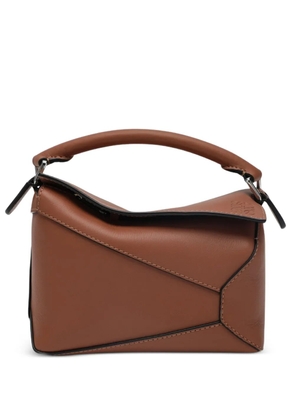 LOEWE mini Puzzle Edge tote bag - Brown