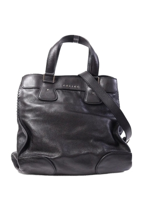 Celine Pre-Owned leather shoulder bag - Black