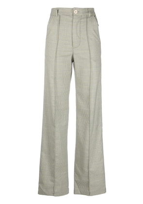 Ninamounah straight-leg cut trousers - Green