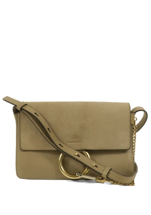 Chloé Pre-Owned Faye leather shoulder bag - Neutrals