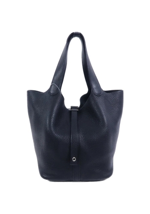 Hermès Pre-Owned 2018 Taurillon Clemence Picotin MM tote bag - Blue