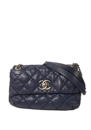 CHANEL Pre-Owned CC turn-lock Classic Flap shoulder bag - Blue