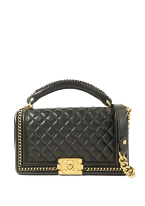 CHANEL Pre-Owned Boy 25 quilted shoulder bag - Black