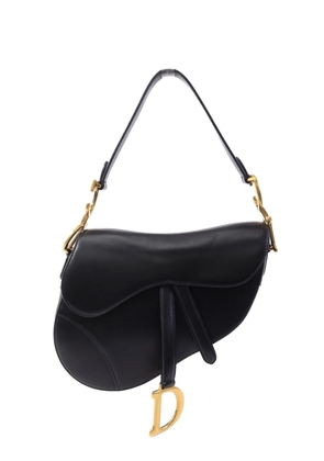 Christian Dior Pre-Owned Saddle leather shoulder bag - Black