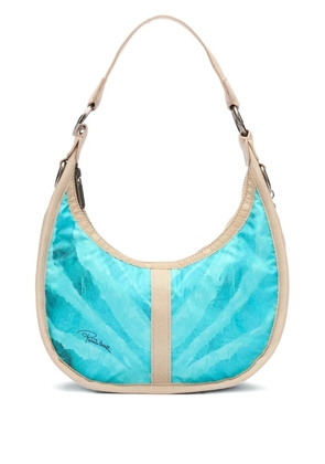 Roberto Cavalli Bologna scooped shoulder bag - Blue