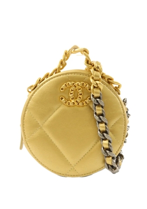 CHANEL Pre-Owned CC C19 clutch bag - Gold
