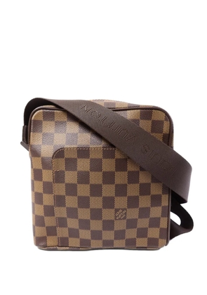 Louis Vuitton Pre-Owned PM Olaf Damier Ebène canvas messenger bag - Brown