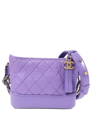 CHANEL Pre-Owned small Gabrielle quilted shoulder bag - Purple