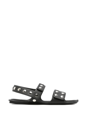 KHAITE Pre-Owned Boden studded flat sandals - Black