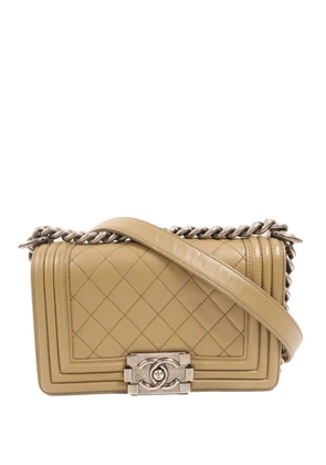 CHANEL Pre-Owned Boy quilted cross body bag - Neutrals