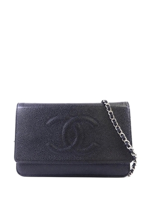 CHANEL Pre-Owned Interlocking CC shoulder bag - Black