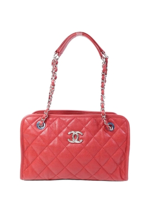 CHANEL Pre-Owned CC turn-lock matelassé shoulder bag - Red