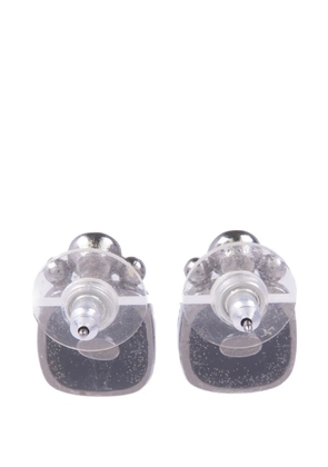 CHANEL Pre-Owned CC crystal earrings - Silver