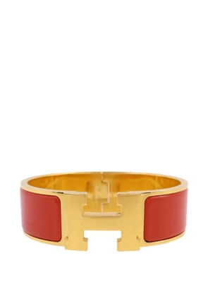 Hermès Pre-Owned Clic-Clac H enamel bracelet - Gold