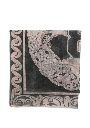 Ottolinger graphic-print pareo - Black