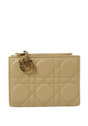 Christian Dior Pre-Owned Lady Dior Dahlia wallet - Neutrals