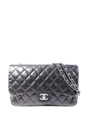 CHANEL Pre-Owned Classic Flap diamond-quilting shoulder bag - Black