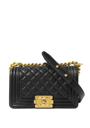 CHANEL Pre-Owned Boy quilted shoulder bag - Black
