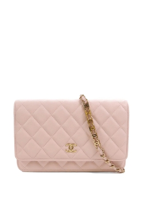 CHANEL Pre-Owned leather quilted shoulder bag - Pink