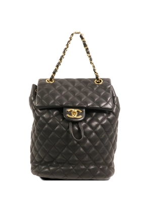 CHANEL Pre-Owned CC turn-lock quilted backpack - Black
