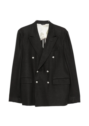Brian Dales double-breasted peak-lapel blazer - Black