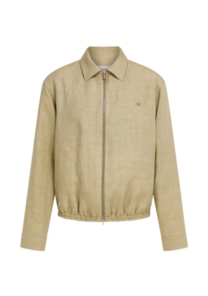 Ferragamo linen blouson - Neutrals