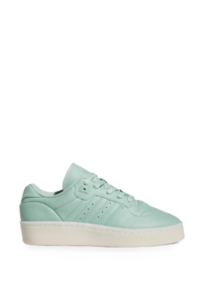 adidas Rivalry Lux Low pebbled-leather sneakers - Green
