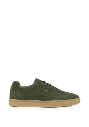 Geox suede panelled sneakers - Green