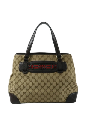 Gucci Pre-Owned Dressage GG Canvas tote bag - Neutrals