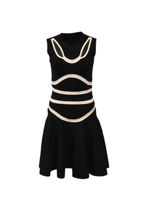 Alexander McQueen Pre-Owned knitted cutout dress - Black