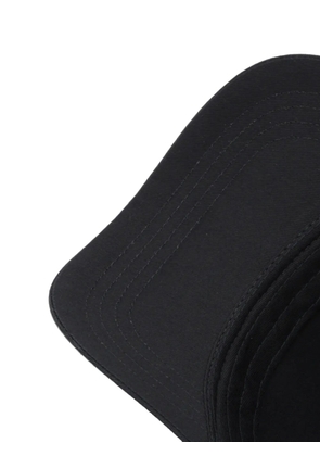 Armani Exchange logo-patch baseball cap - Black