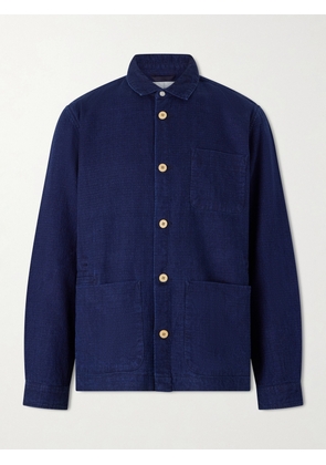 Folk - Assembly Checked Cotton Jacket - Men - Blue - XS