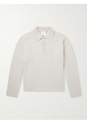 The Elder Statesman - Dume Rugby Cashmere Polo Sweater - Men - Neutrals - S
