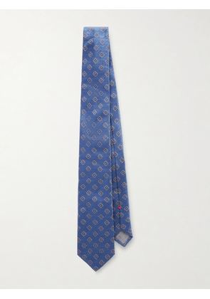 Brunello Cucinelli - 8cm Silk-Jacquard Tie - Men - Blue