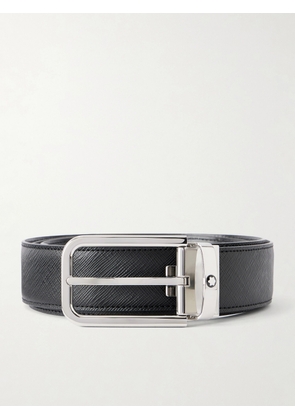 Montblanc - 3.5cm Sartorial Leather Belt - Men - Black