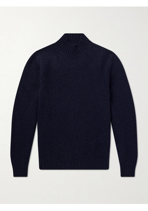 FEDELI - Onda Wool and Cashmere-Blend Sweater - Men - Blue - IT 46