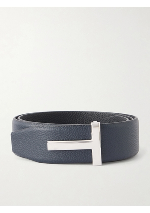 TOM FORD - 4cm Reversible Leather Belt - Men - Black - EU 85