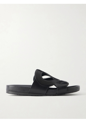 LOEWE - Paula's Ibiza Slide Ease Leather Sandals - Men - Black - EU 40