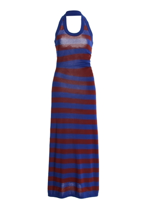 Proenza Schouler Frann Striped Cotton Maxi Dress - Moda Operandi