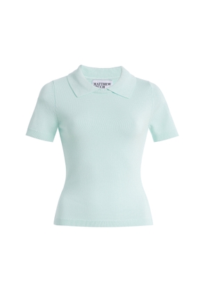 Matthew Bruch Collared Knit T-Shirt - Moda Operandi
